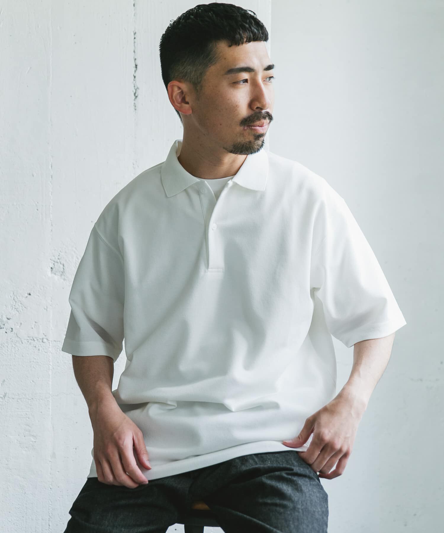 URBAN RESEARCH DOORS「『XLｻｲｽﾞ/WEB限定』『吸水速乾/接触冷感/ｲｰｼﾞｰｹｱ』ｸｲｯｸﾄ  」|ポロシャツ|