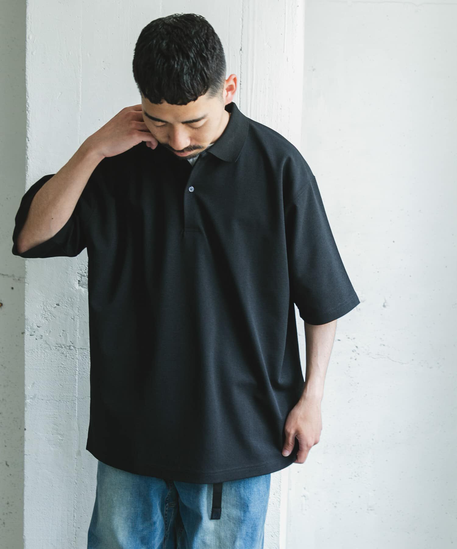 URBAN RESEARCH DOORS「『XLｻｲｽﾞ/WEB限定』『吸水速乾/接触冷感/ｲｰｼﾞｰｹｱ』ｸｲｯｸﾄ  」|ポロシャツ|