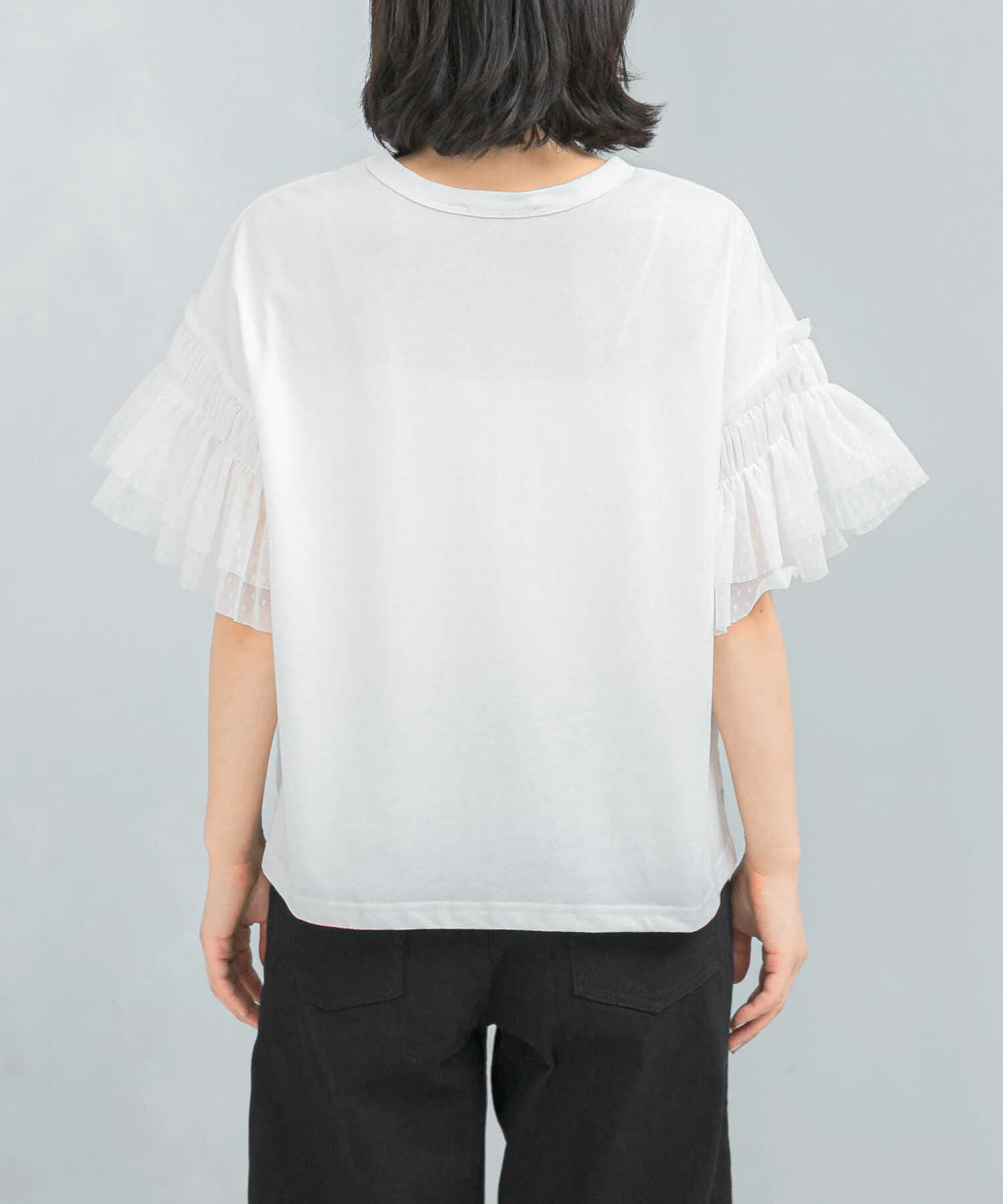 URBAN RESEARCH ROSSO「TORRAZZO DONNA　Mesh sleeve T-shirts」|Tシャツ・カットソー|