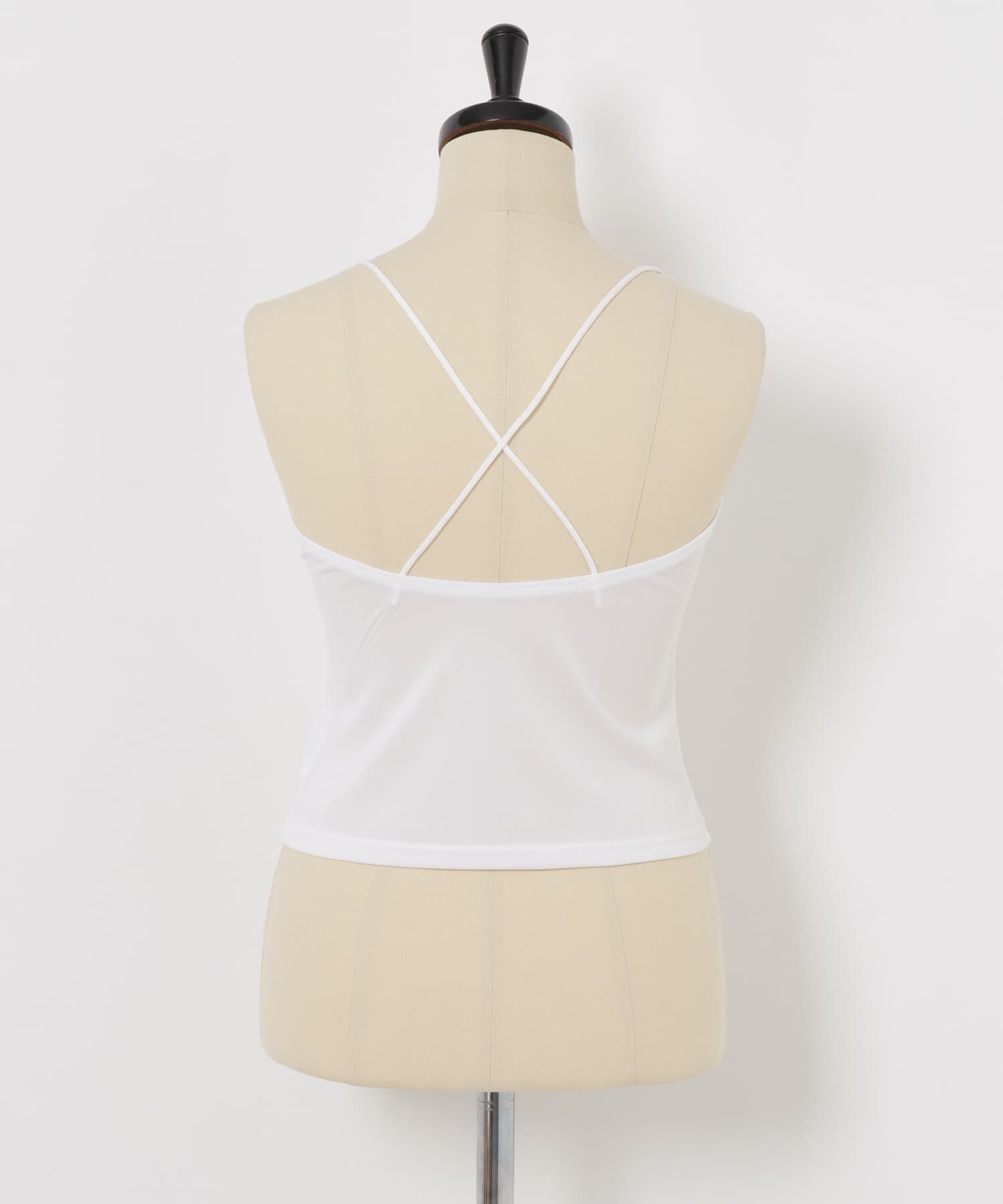 URBAN RESEARCH「『MADE IN JAPAN』 アセテートカップ付きショート丈キャミソール」|キャミソール|