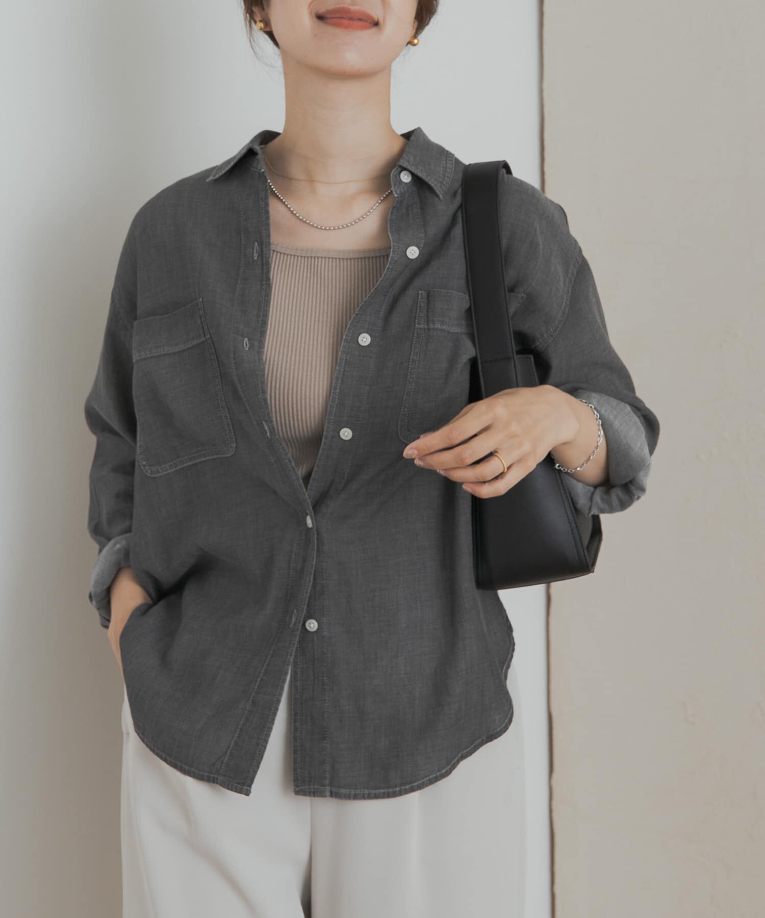 シアーデニムシャツ（URBAN RESEARCH DOORS）｜ルミネのファッション