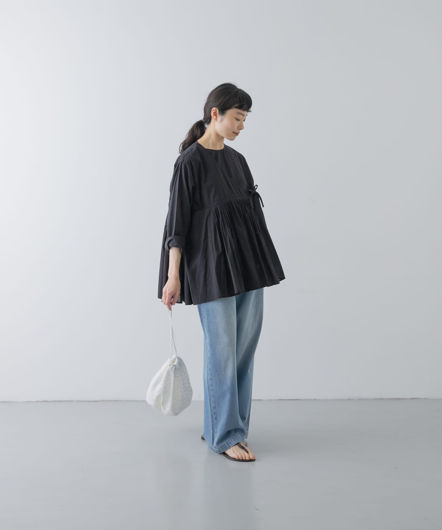 かぐれ　アンガルカシャツ　グレー　新品未使用 カグレ かぐれ アンガルカシャツ （L.GRAY） - ファッション通販