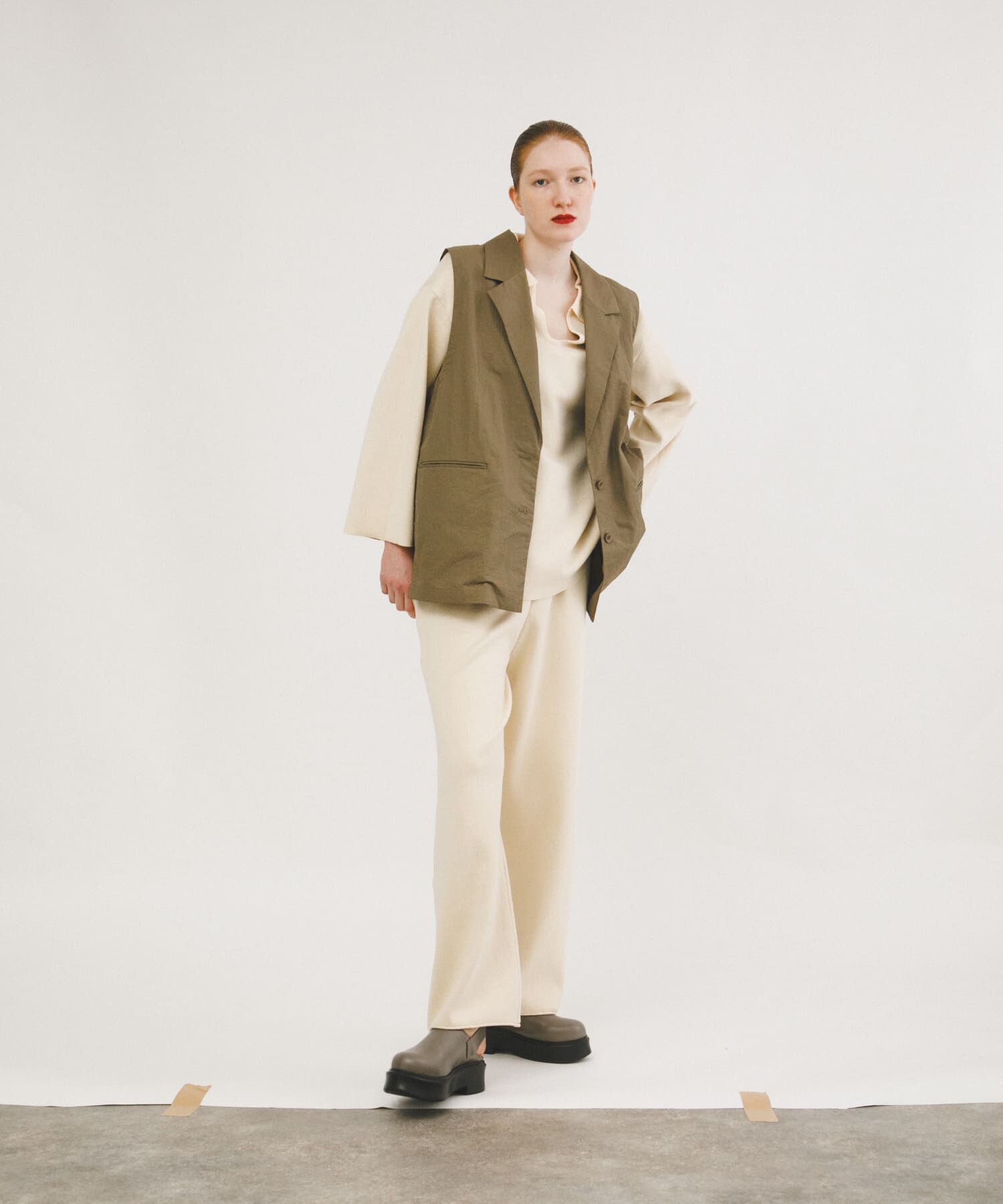 LAATO「sweat style polo knit」|ニット・セーター|