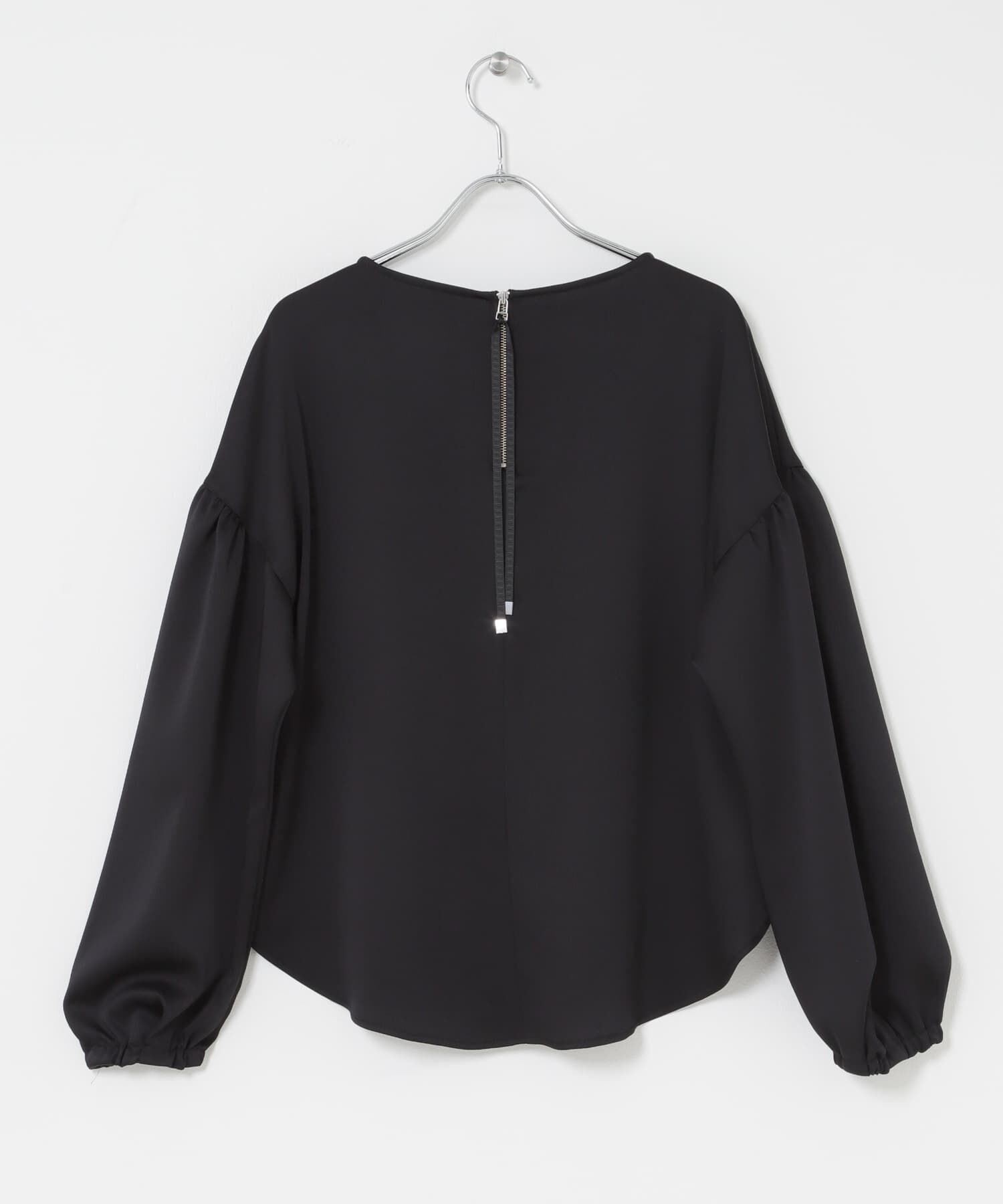 URBAN RESEARCH ROSSO「ハンマーサテンギャザーブラウス」|シャツ・ブラウス|