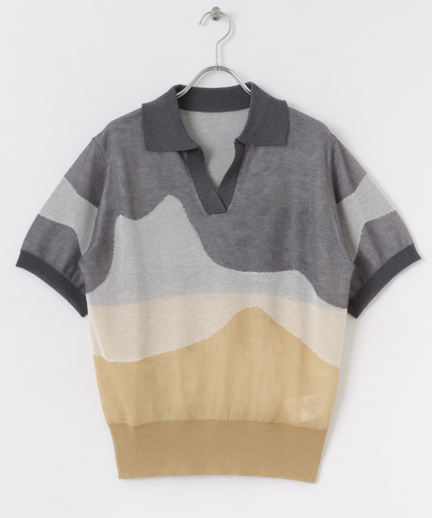 SENSE OF PLACE by URBAN RESEARCH「ニュアンスジャガードシアーセーター」|Tシャツ・カットソー|