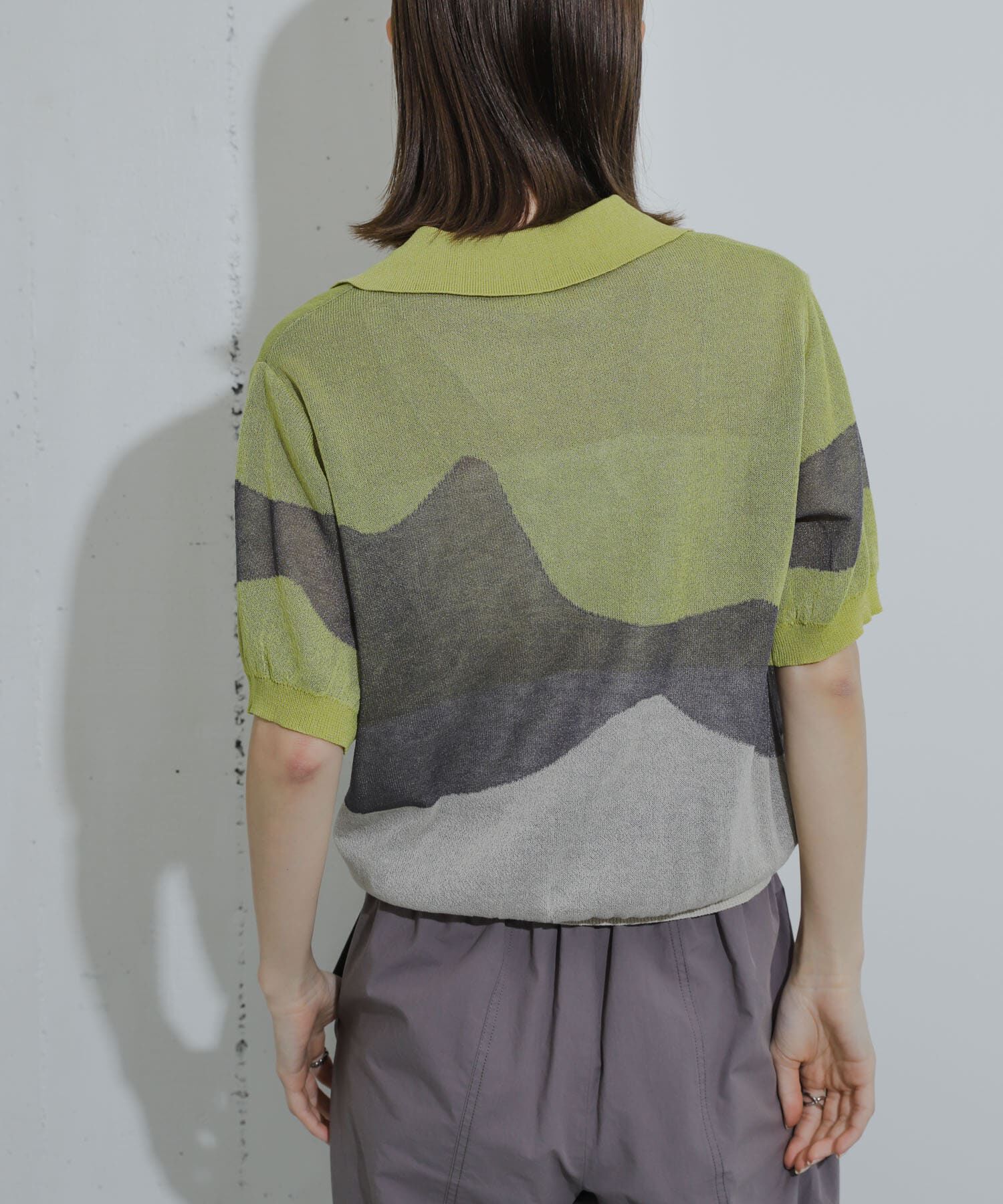 SENSE OF PLACE by URBAN RESEARCH「ニュアンスジャガードシアーセーター」|Tシャツ・カットソー|