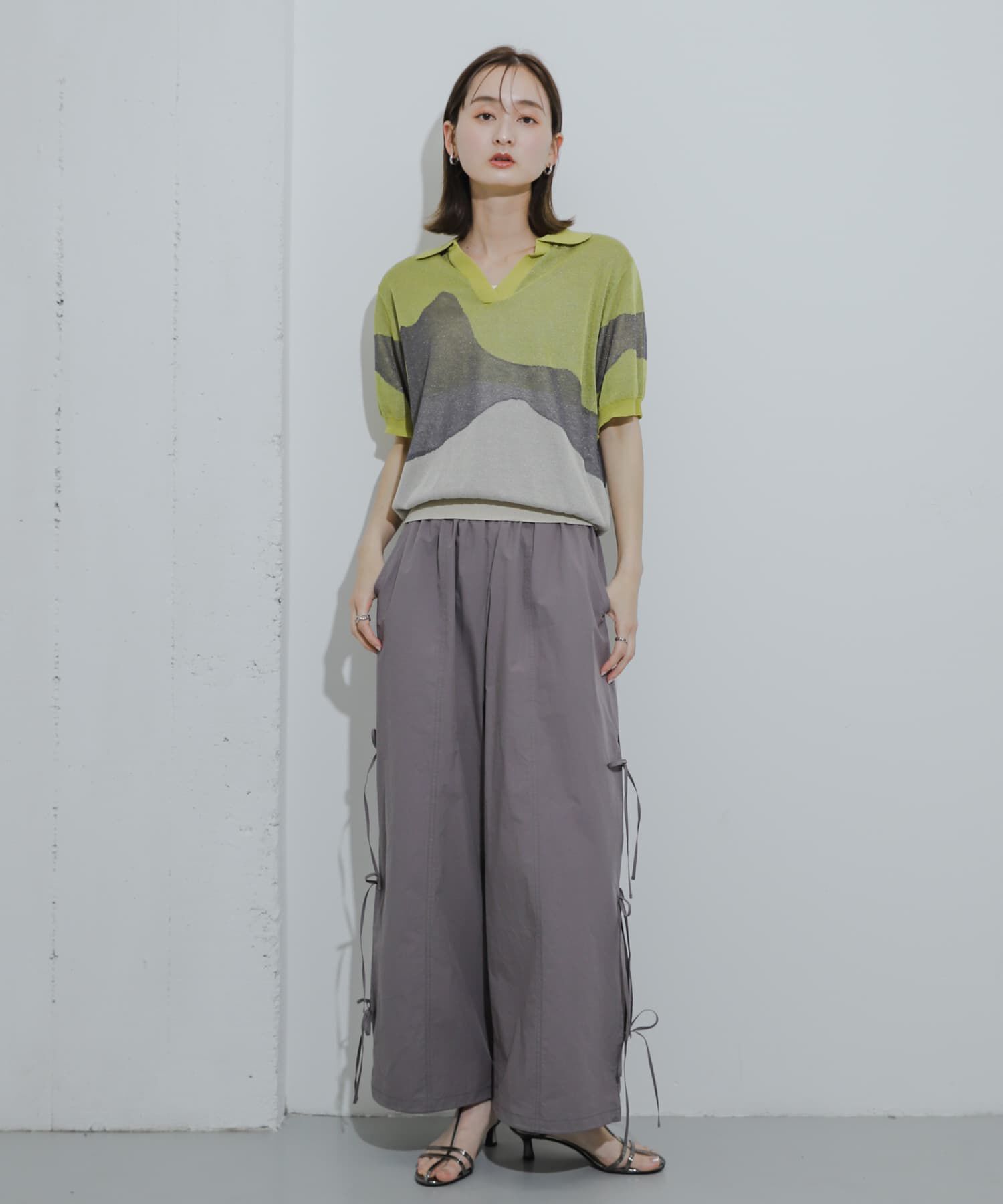 SENSE OF PLACE by URBAN RESEARCH「ニュアンスジャガードシアーセーター」|Tシャツ・カットソー|