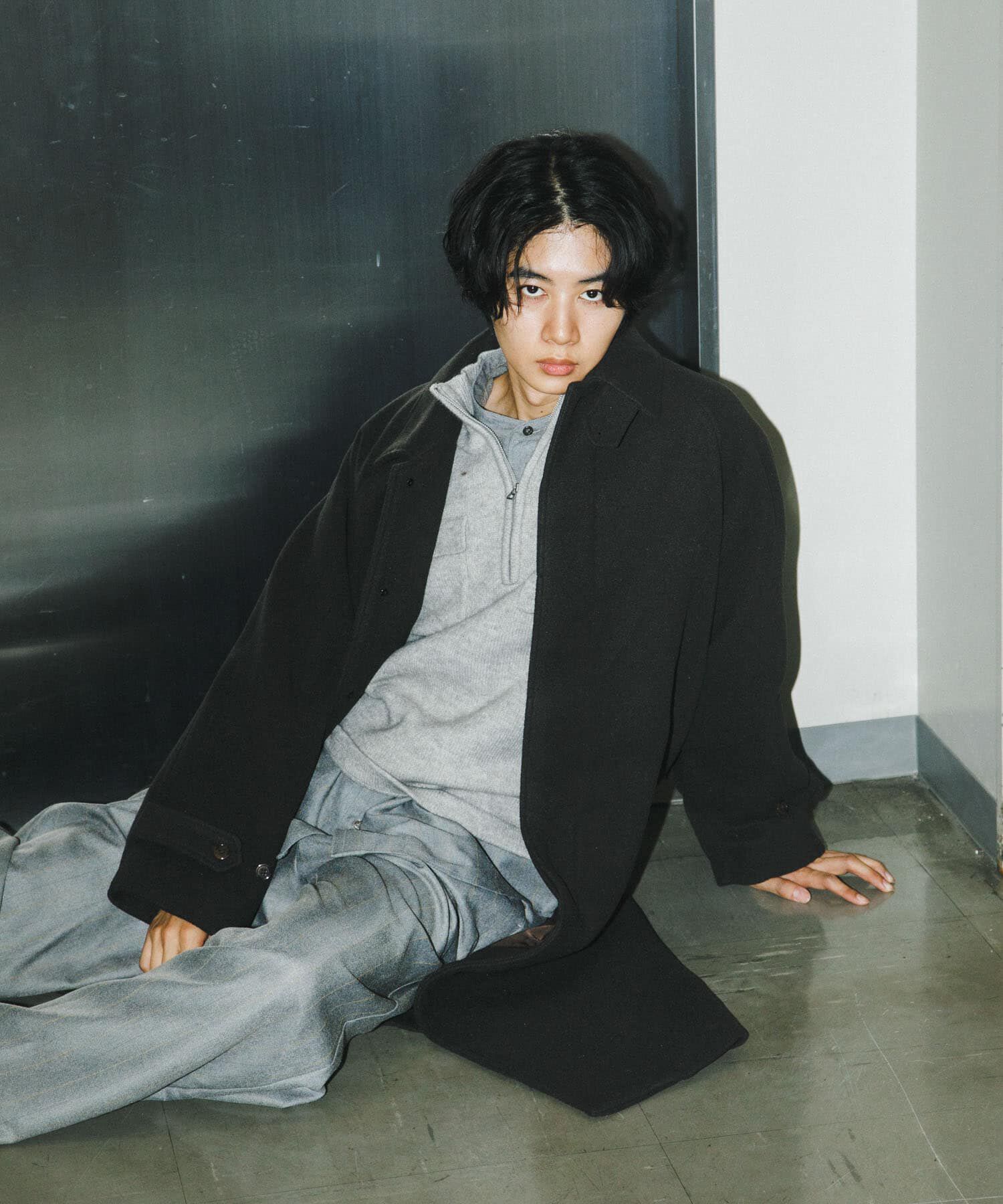 SENSE OF PLACE by URBAN RESEARCH「『ユニセックス』バルマカーンルーズコート」|ノーカラーコート|