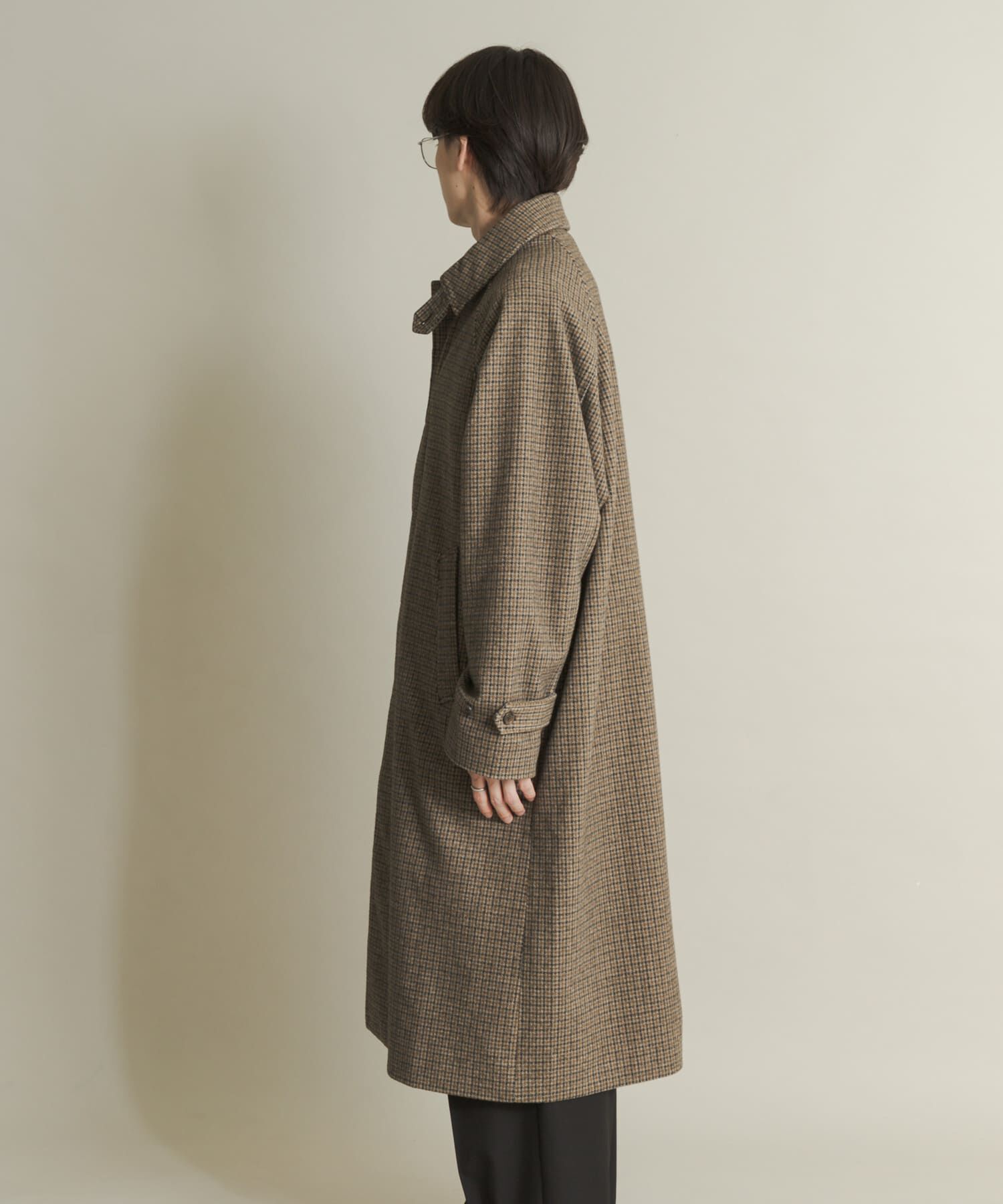 SENSE OF PLACE by URBAN RESEARCH「『ユニセックス』バルマカーンルーズコート」|ノーカラーコート|