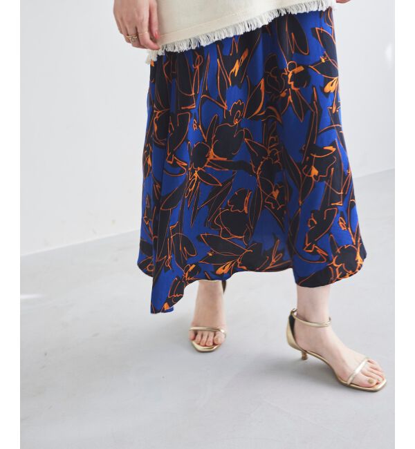 le.coeur blanc「IPEKER プリントフレアスカート」|フレア|