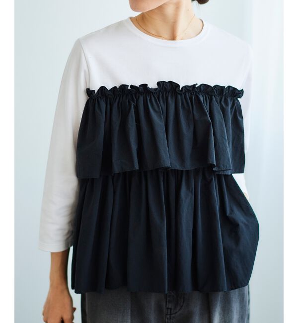 le.coeur blanc「ビスチェライクドッキングプルオーバー」|Tシャツ・カットソー|