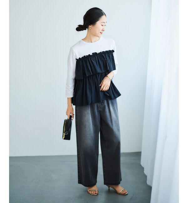 le.coeur blanc「ビスチェライクドッキングプルオーバー」|Tシャツ・カットソー|