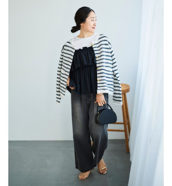 le.coeur blanc「ビスチェライクドッキングプルオーバー」|Tシャツ・カットソー|