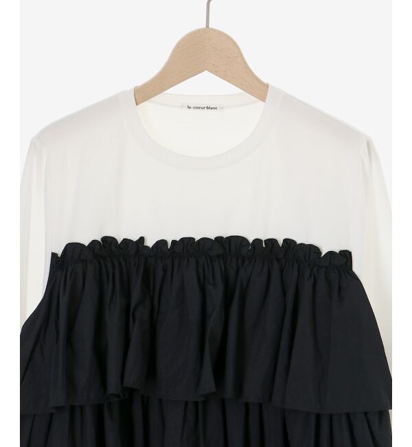 le.coeur blanc「ビスチェライクドッキングプルオーバー」|Tシャツ・カットソー|