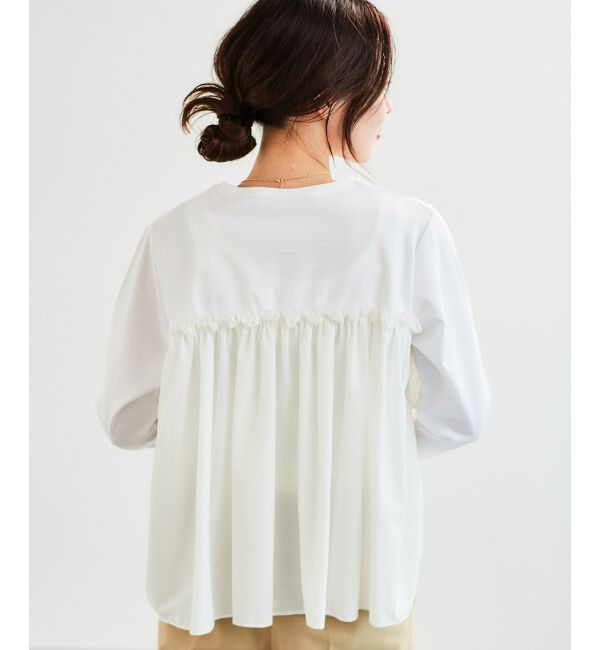 le.coeur blanc「ビスチェライクドッキングプルオーバー」|Tシャツ・カットソー|