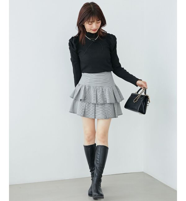 MAJESTICLEGON「Ladyライクパワショルトップス」|Tシャツ・カットソー|