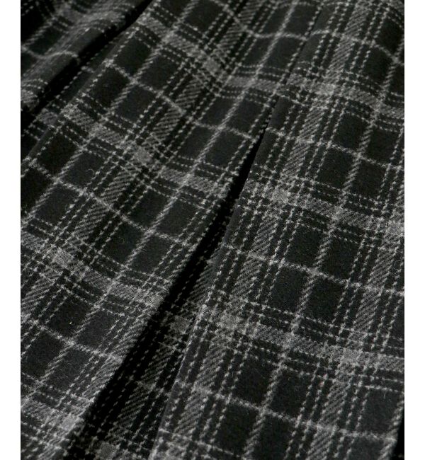 MAJESTICLEGON「チェックプリーツミニジャンスカ」|ジャンパースカート|