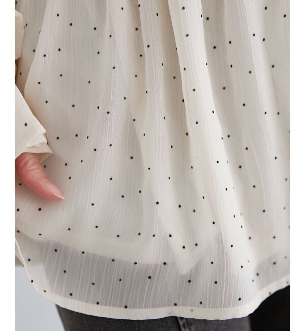 MAJESTICLEGON「ショルダーリボンオフショルチュニック」|シャツ・ブラウス|