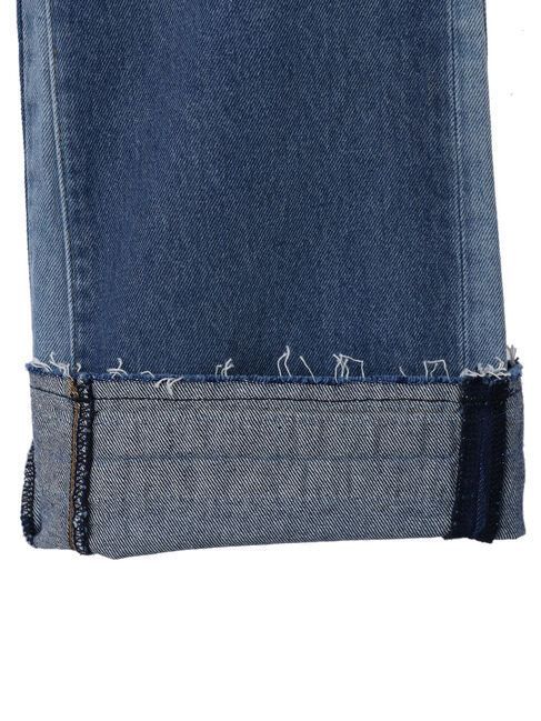  「フレアー切り替えデニム(+3cm)」|その他|