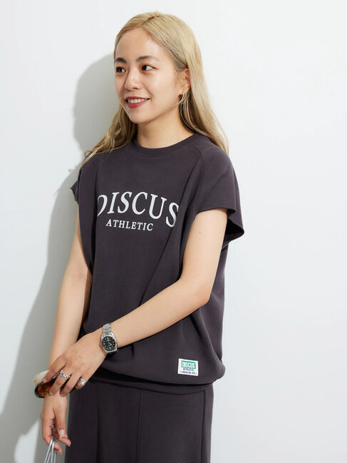  「DISCUS フレンチテリーノースリーブ プルオーバー」|Tシャツ・カットソー|