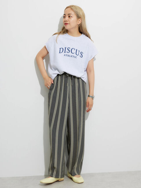 「DISCUS フレンチテリーノースリーブ プルオーバー」|Tシャツ・カットソー|