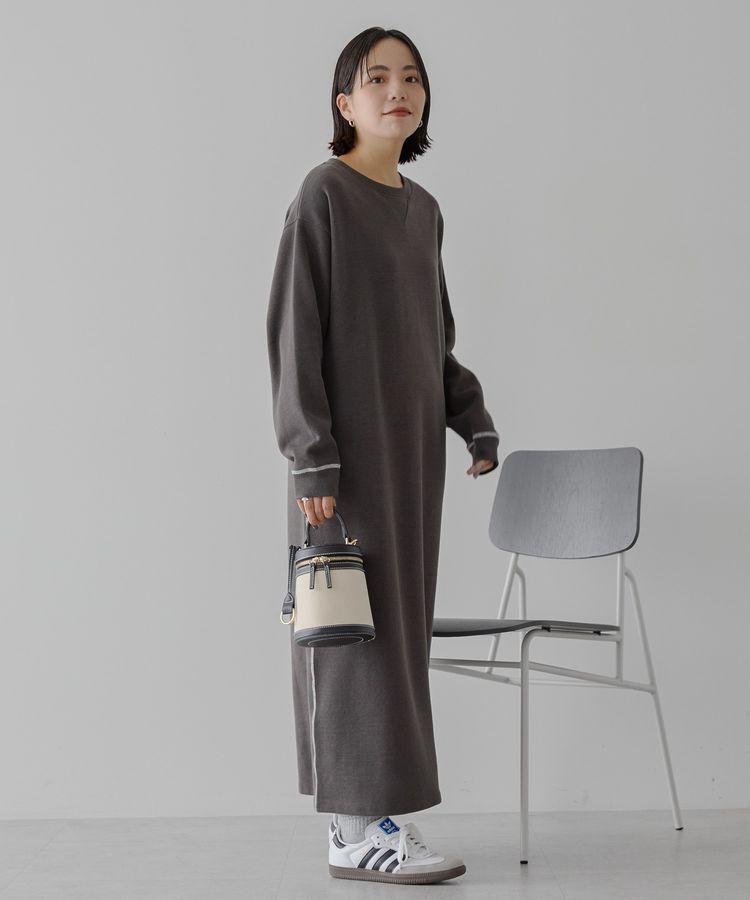 AMERICAN HOLIC「スムース起毛ボックスシルエットワンピース」|ワンピース|