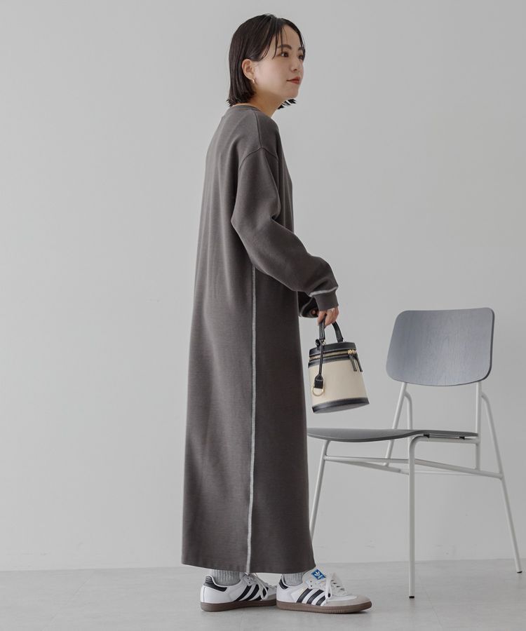 AMERICAN HOLIC「スムース起毛ボックスシルエットワンピース」|ワンピース|