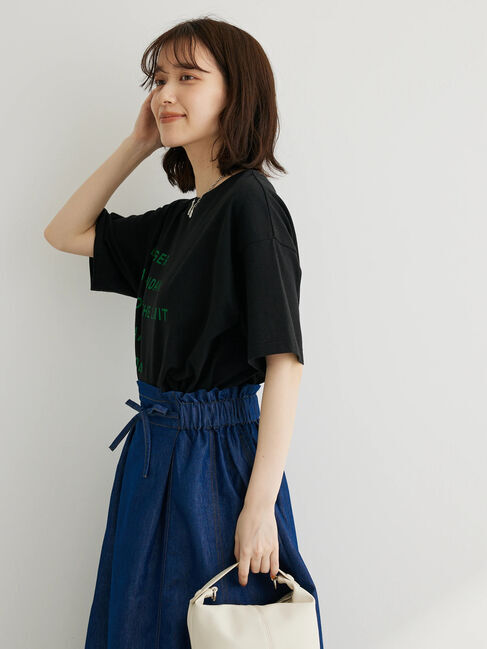 Green Parks「5段ロゴボックスTシャツ」|Tシャツ・カットソー|