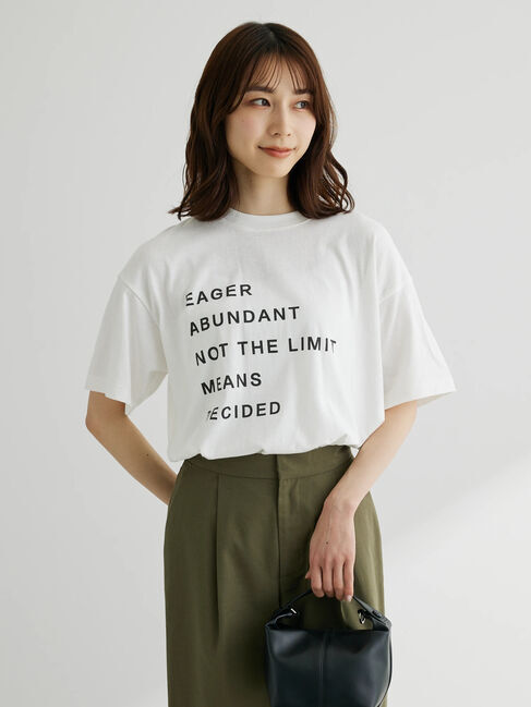 Green Parks「5段ロゴボックスTシャツ」|Tシャツ・カットソー|