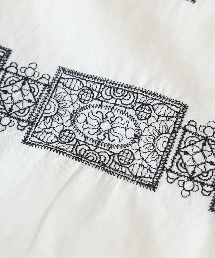 Green Parks「■ESCAR バイカラー刺繍ワイドイージーパンツ」|その他|