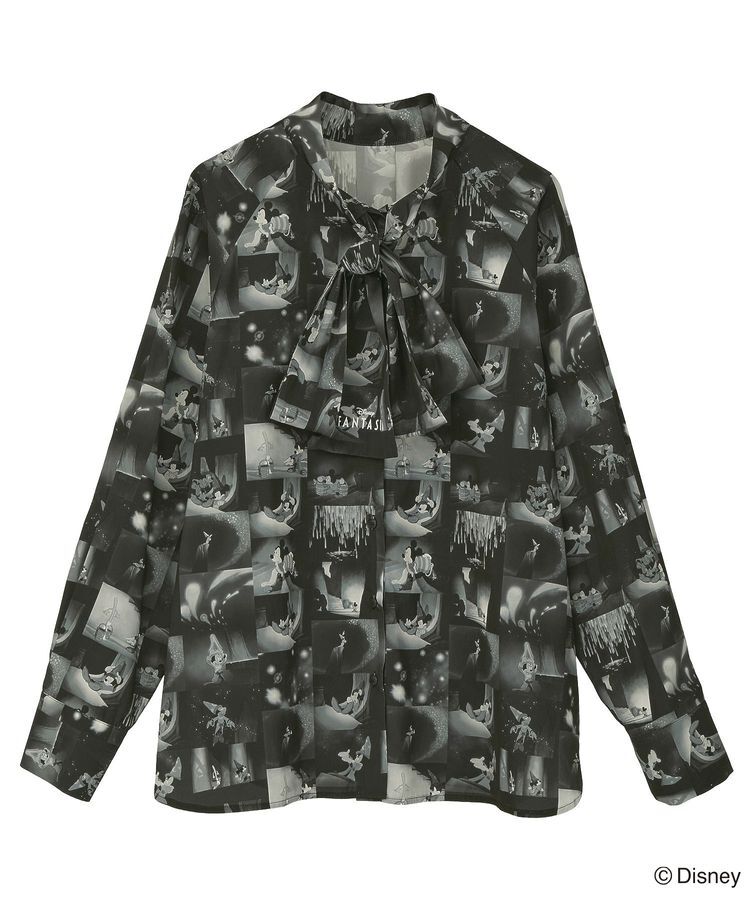 Green Parks「FANTASIA/総柄ボウタイブラウス」|シャツ・ブラウス|