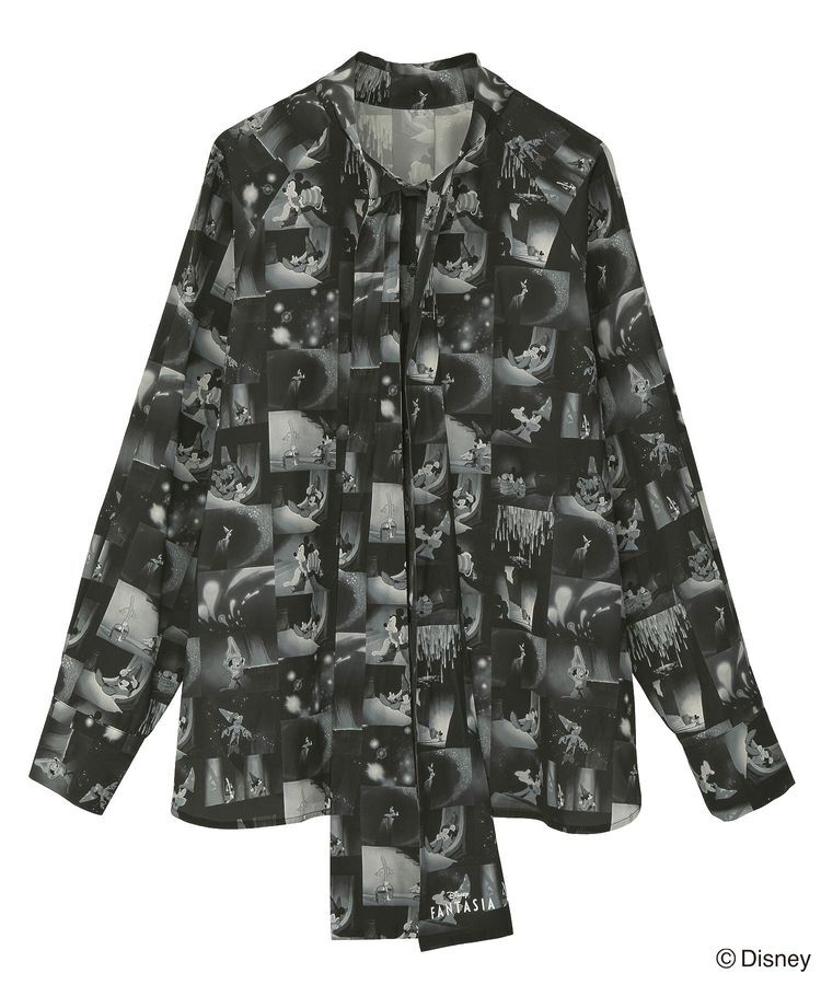 Green Parks「FANTASIA/総柄ボウタイブラウス」|シャツ・ブラウス|