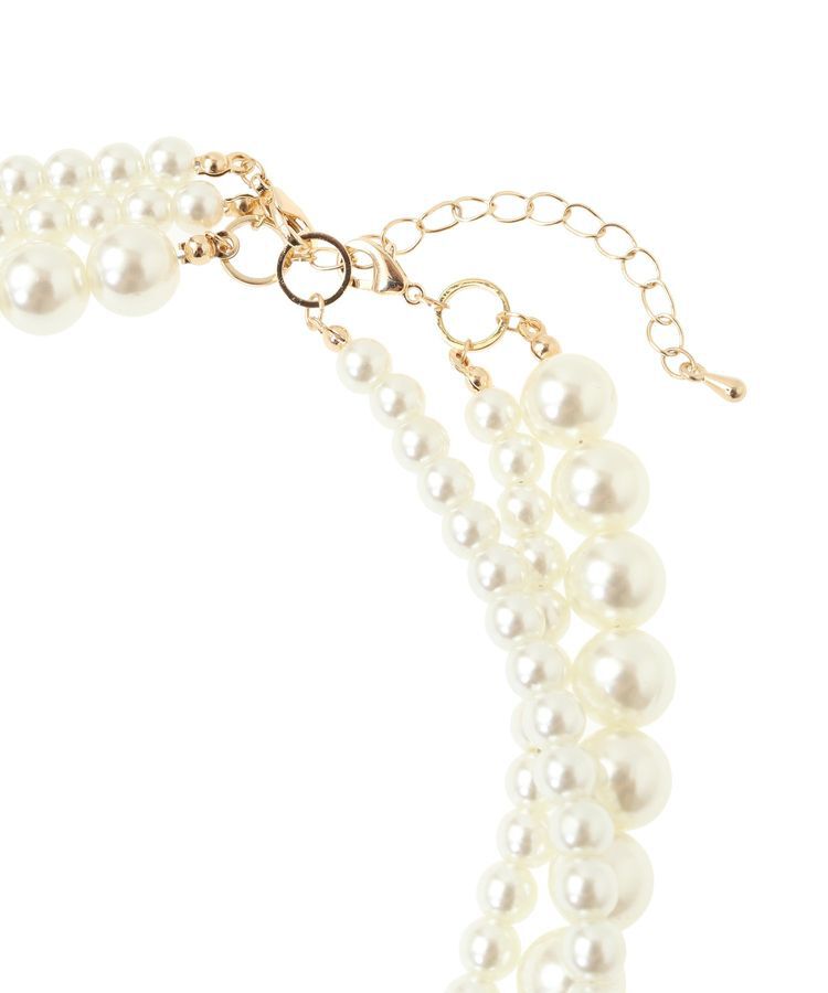 YECCA VECCA「マルチwayボリュームパール3連ネックレス」|ネックレス|