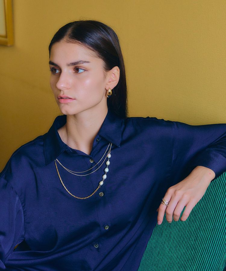 YECCA VECCA「マルチway淡水パールチェーンネックレス」|ネックレス|