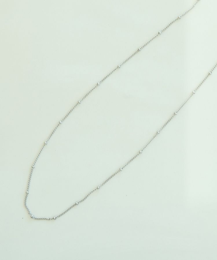YECCA VECCA「ドットチェーンステンレスネックレス」|ネックレス|Silver