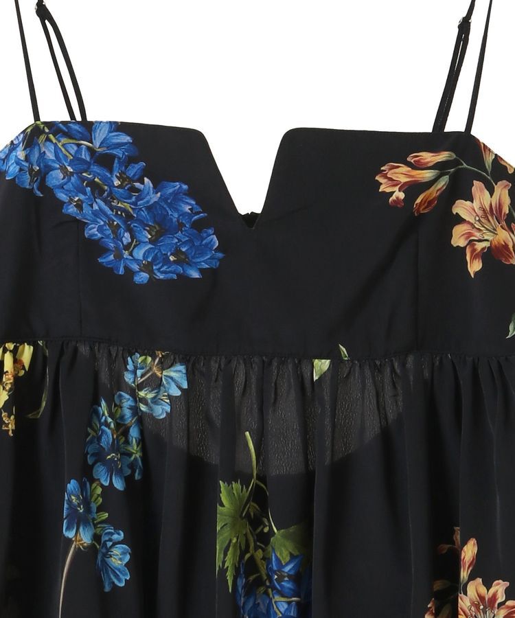 GARAGE OF GOOD CLOTHING「【日本製】デシンフラワープリントキャミビスチェ」|ベスト・ジレ|