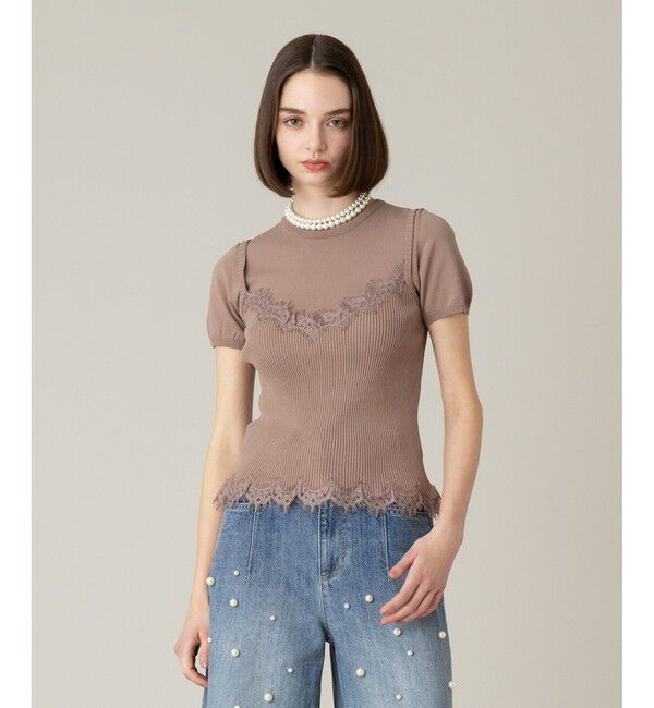 LOULOU WILLOUGHBY「【LOULOU WILLOUGHBY】キャミレイヤードプルオーバー」|その他|