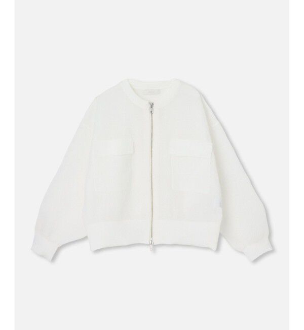 allureville「シアーラミーブルゾン」|カーディガン|