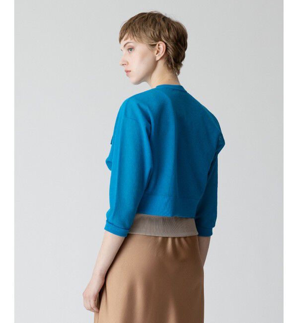 allureville「シアーラミーブルゾン」|カーディガン|