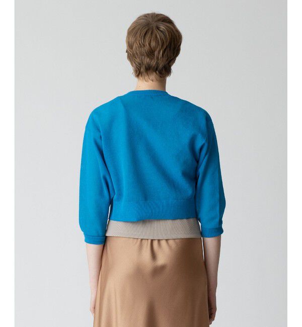 allureville「シアーラミーブルゾン」|カーディガン|