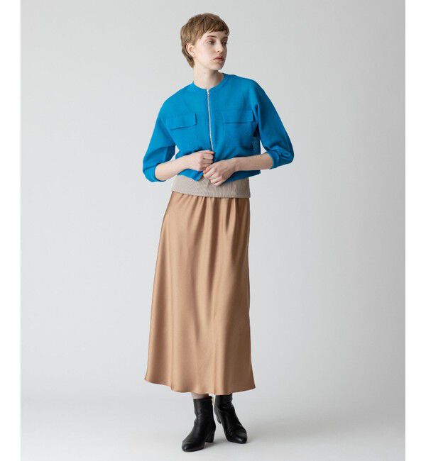 allureville「シアーラミーブルゾン」|カーディガン|