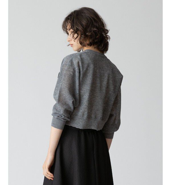 allureville「シアーラミーブルゾン」|カーディガン|