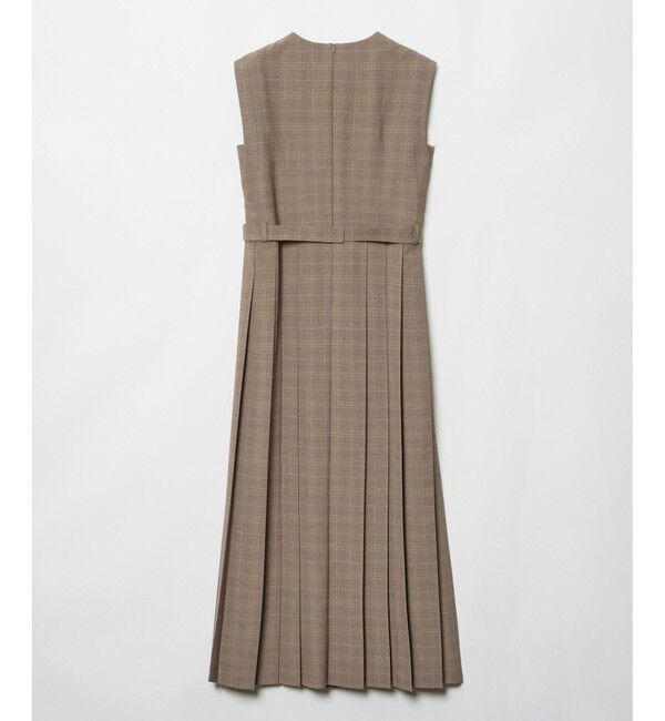 allureville「【allureville&times;otona MUSE】TRトロサイドスリットプリーツワンピース」|ワンピース|