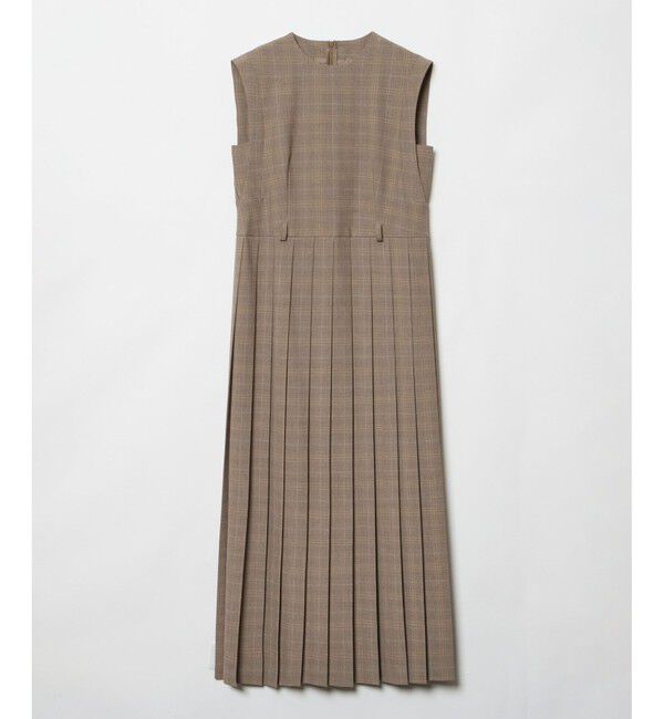 allureville「【allureville&times;otona MUSE】TRトロサイドスリットプリーツワンピース」|ワンピース|