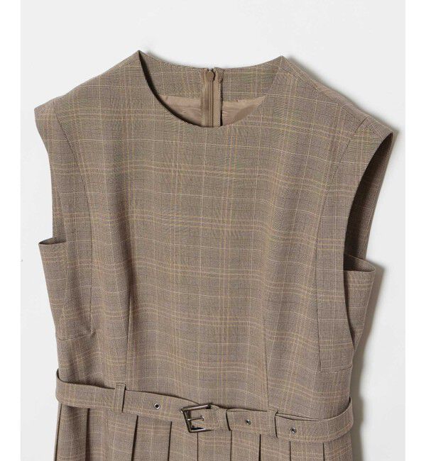 allureville「【allureville&times;otona MUSE】TRトロサイドスリットプリーツワンピース」|ワンピース|