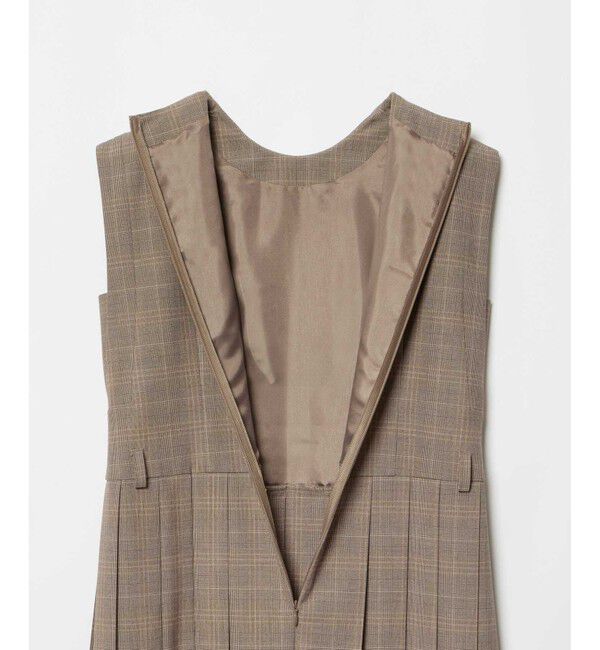 allureville「【allureville&times;otona MUSE】TRトロサイドスリットプリーツワンピース」|ワンピース|