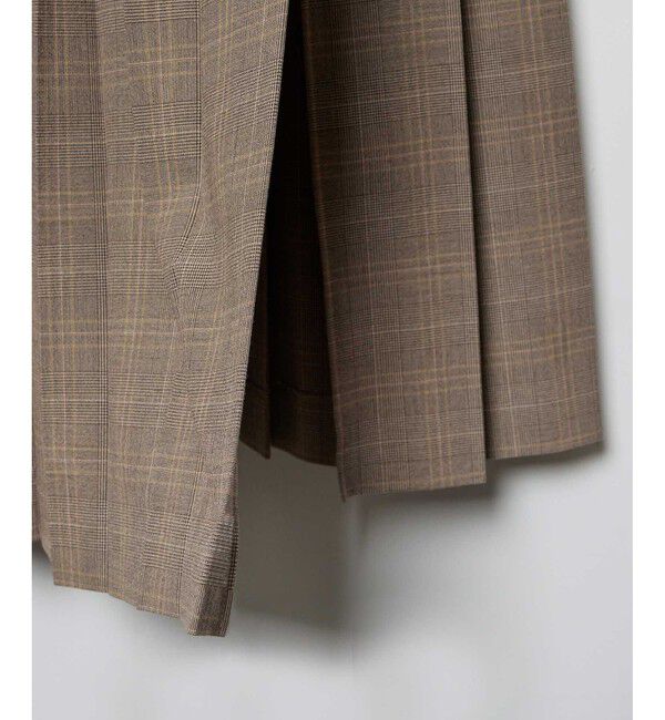 allureville「【allureville&times;otona MUSE】TRトロサイドスリットプリーツワンピース」|ワンピース|