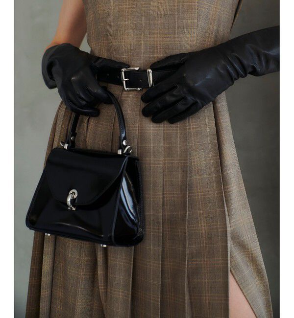 allureville「【allureville&times;otona MUSE】TRトロサイドスリットプリーツワンピース」|ワンピース|