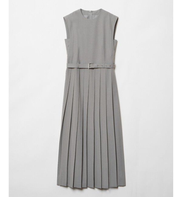 allureville「【allureville&times;otona MUSE】TRトロサイドスリットプリーツワンピース」|ワンピース|