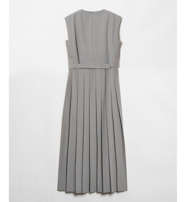 allureville「【allureville&times;otona MUSE】TRトロサイドスリットプリーツワンピース」|ワンピース|